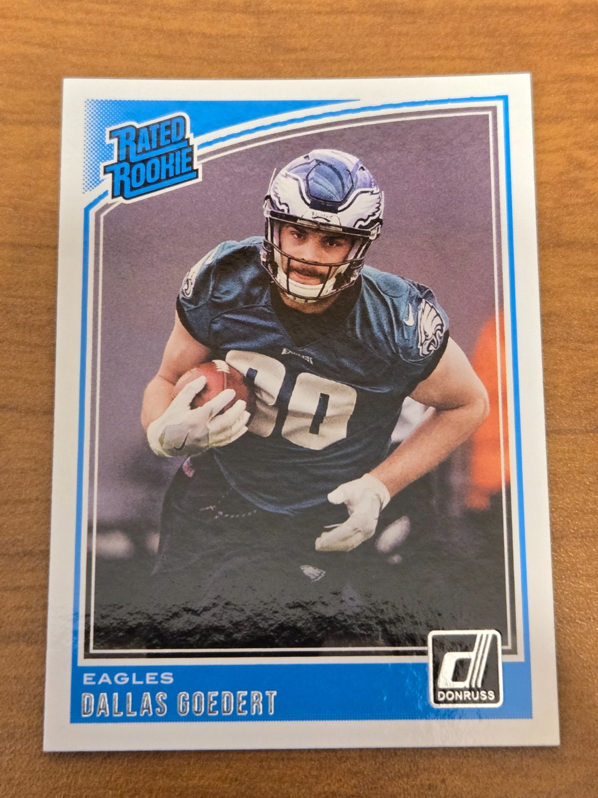 2018 Panini Donruss - Dallas Goedert - 347 RC - Rated Rookie