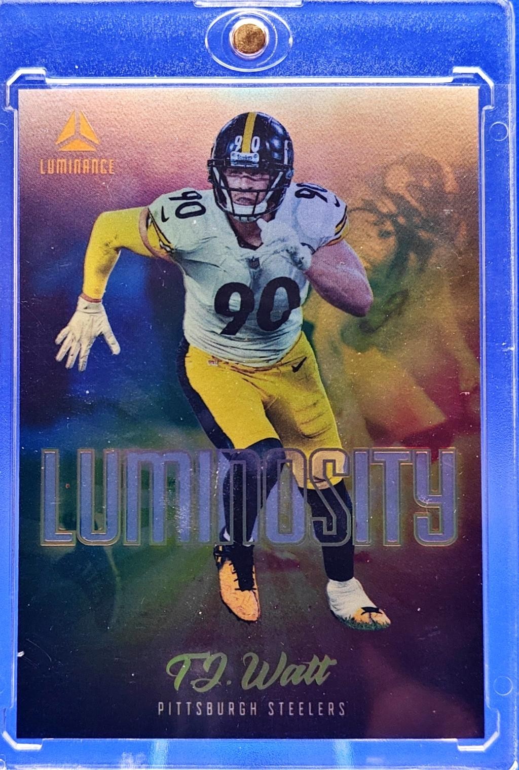 🔵 2022 Panini Luminance T.J. WATT Luminosity SSP Case Hit #29 Steelers
