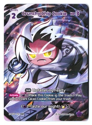 Crunchy Chip Cookie BS8-119 - Cookie Run Braverse Game of Truth & Deceit SSR NM