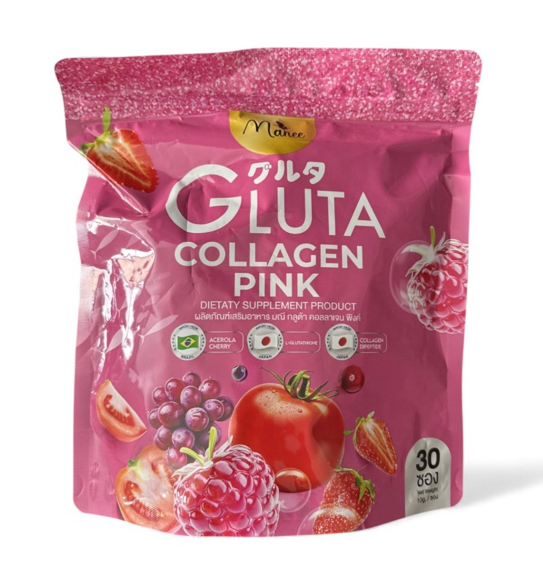 Manee Gluta Collagen Pink, 30 Sachets