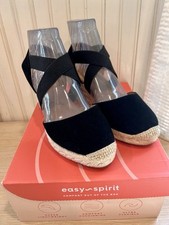 Easy Spirit Wedge Mid in) Heel Height Sandals for Women for
