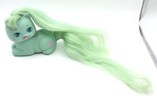 MATTEL My Little Pretty Kitty Doll Pet Rosebud Turquoise RARE Vintage 1989