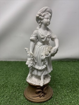 Ardalt Japan Bisque Porcelain Figurine Victorian Lady