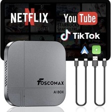 3-in-1 Wireless CarPlay Adapter  Android Auto  Video, AI Box Support Netfli...