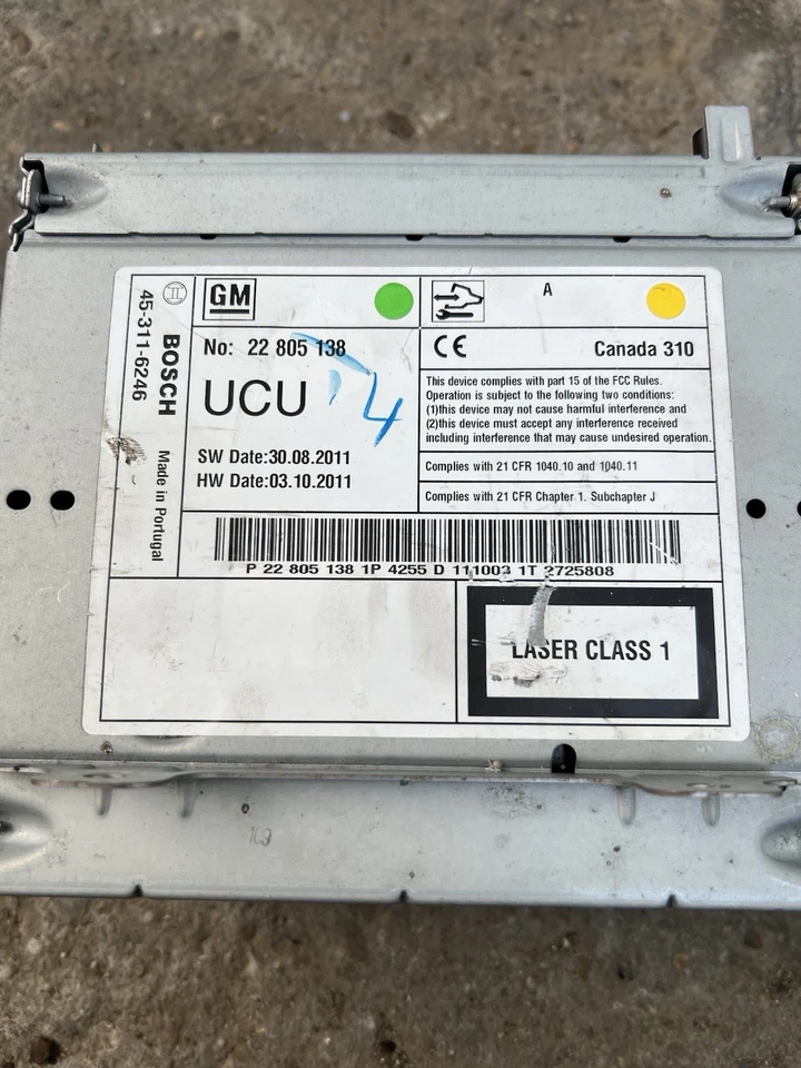 Navi 600 Opel / Chevrolet Navisystem Canada 310 Navigationssystem 22805138 Radio - Bild 3 von 4