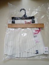 Justice Sport Pleated Skirt Built In Shorts Skort  XS 5/6 NWT