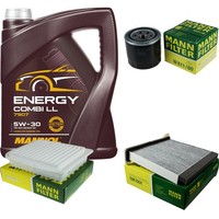 Mann Inspektionspaket 5L Mannol Energy 5W-30 FüR Mitsubishi Grandis 2.4 Mivec