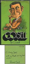 Howard COSELL / Cosell Signed 1st Edition 1973