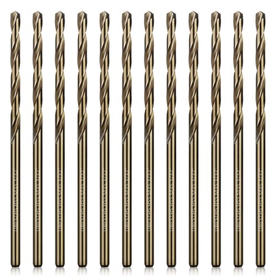3/32'' Cobalt Drill Bits 12Pcs M35 HSS Metal Drill Bit Set with Storage Case f...