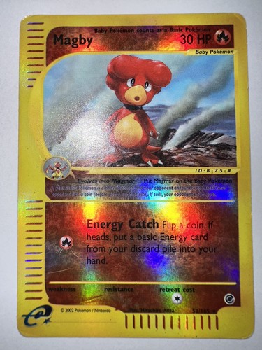 Magby 52/165 Expedition Base Set 2002 Reverse Holo
