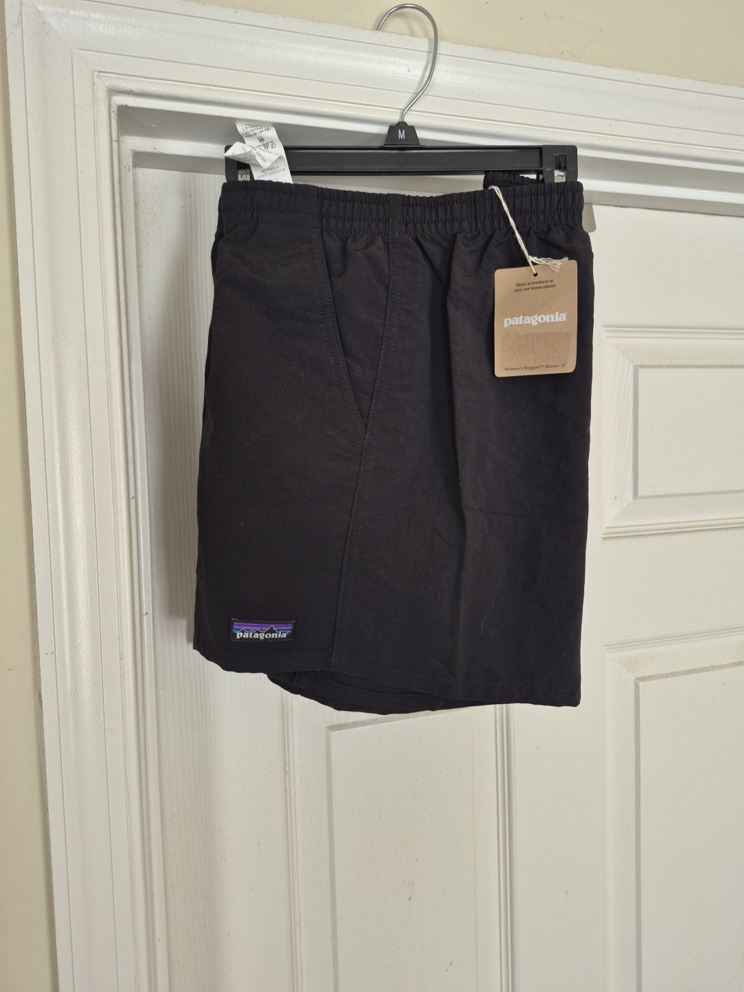 PATAGONIA WOMEN'S BAGGIES SHORTS -5'' BLACK NEW 57059 BLK SP23