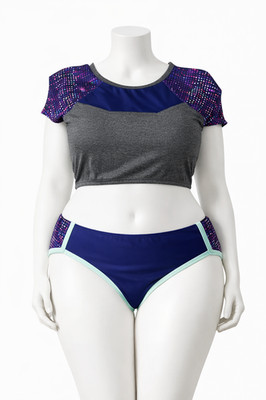 Roxy Sunset Shorty L & Crop Top M 78% Nylon Lycra Swim Set NWT hygience