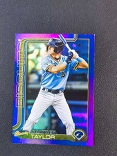2025 Topps MLB Brayden Taylor Purple Foil 207/299 #PD-101 HCQL