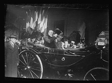 Photo:Woodrow Wilson Italy 1919 Peace Conference Automobile Arrival
