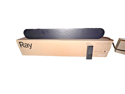 Sonos Ray Soundbar Model RAYG1US1BLK-Black (Very Good Condition)