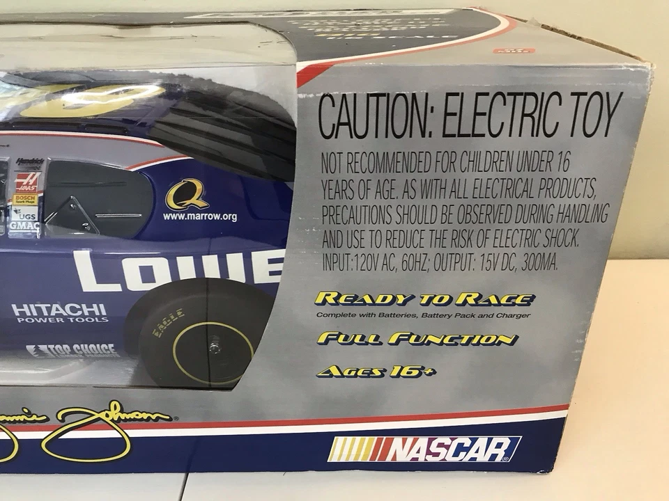 NASCAR 2005 Jimmie Johnson 48 Lowe’s 1:6 BIG Scale Remote Control Car FOR PARTS - Image 2 of 4