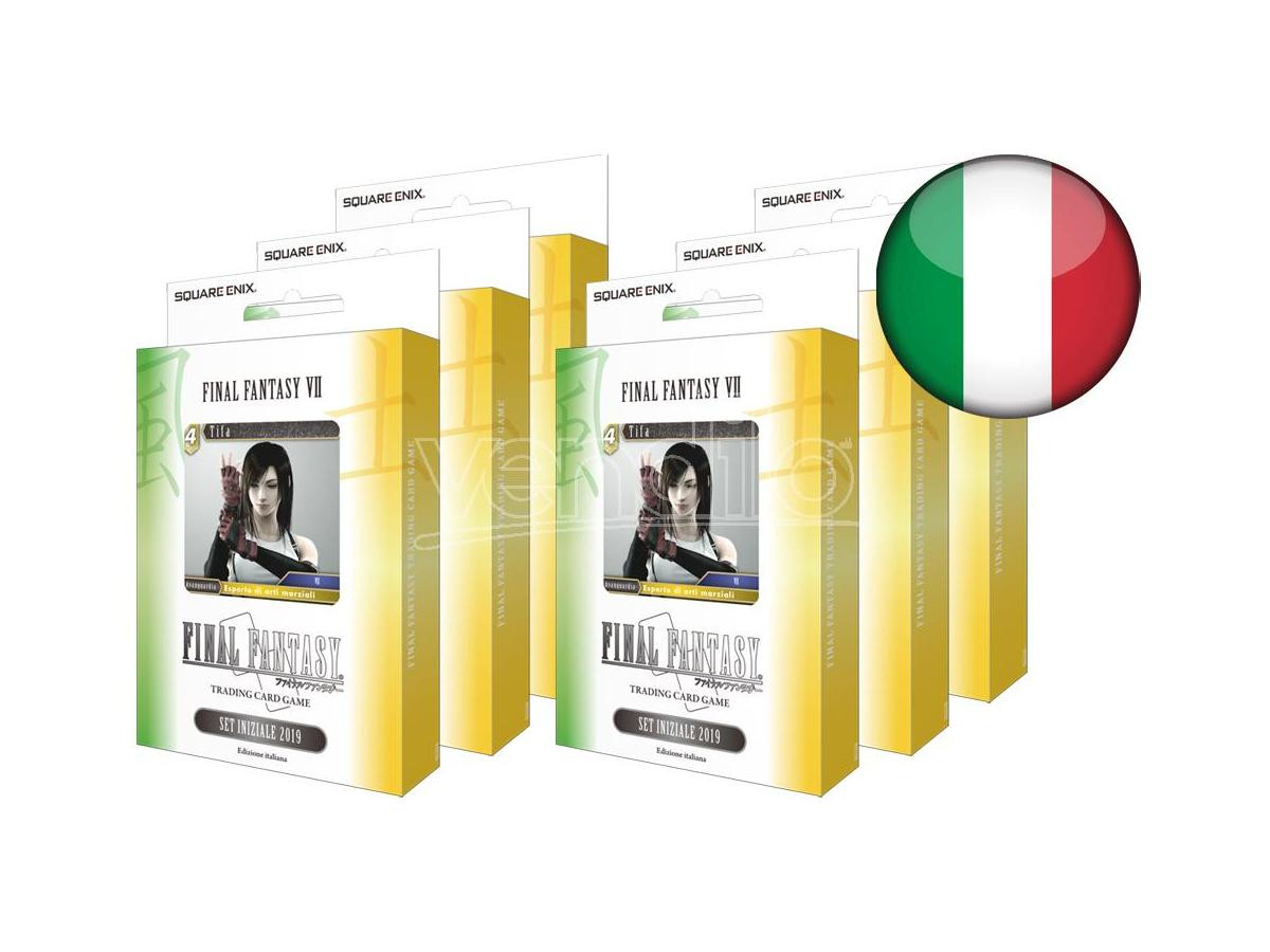 Final Fantasy Card Game VII Starter Set 2019 6 Decks Gioco di Carte Square Enix