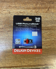 Delkin 32GB USB PictureStick for Mobile Phones