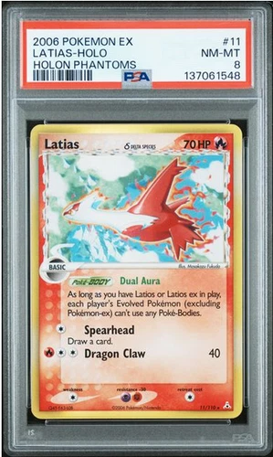 Latias - (Delta Species) 11/110 Holon Phantoms Holo PSA 8