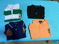 Polo Ralph Lauren Big Boys Shirts Big Pony Medium 10-12 Lot of 4