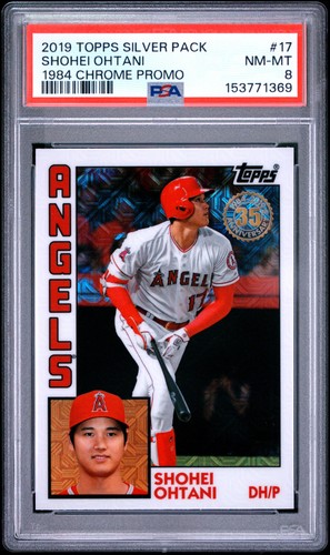 2019 Topps Silver Pack 1984 Chrome Promo #17 Shohei Ohtani Angels