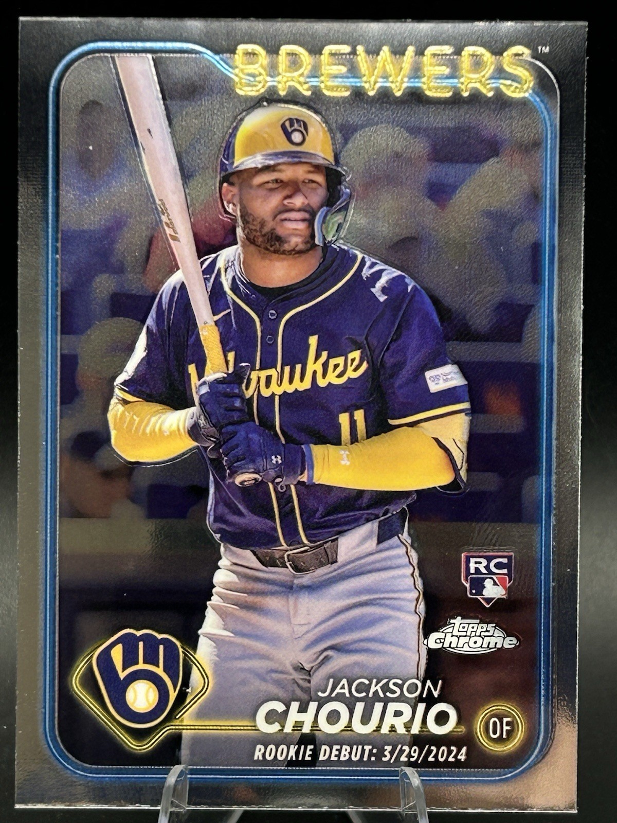 2024 Topps Chrome Update #USC30 JACKSON CHOURIO RC Rookie! BREWERS! B066