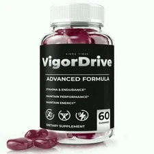Vigor Drive Gummies - VigorDrive for Men, Male Health Support Supplement 60ct
