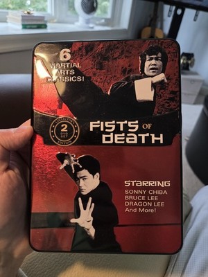 Fists of Death Collection (DVD, 2012, 2-Disc Set, Tin Case) Bruce Lee Dragon Lee