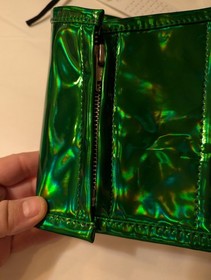 Lavish By Daisy Corsets Small Green Holo Bustier And Skirt Set NWT