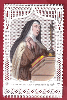 Très Rare Image Pieuse Canivet Holy Card Chromo Sainte Thérèse De Lisieux.