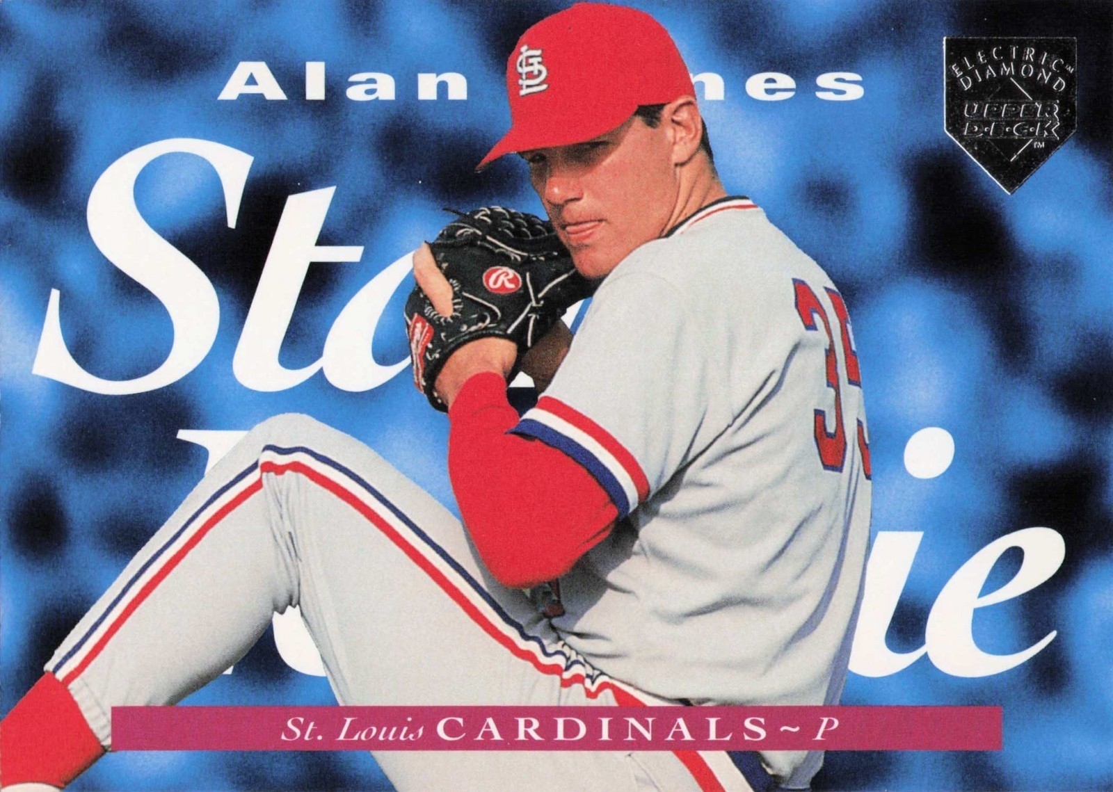 1995 Upper Deck - Alan Benes #217 Electric Diamond Silver