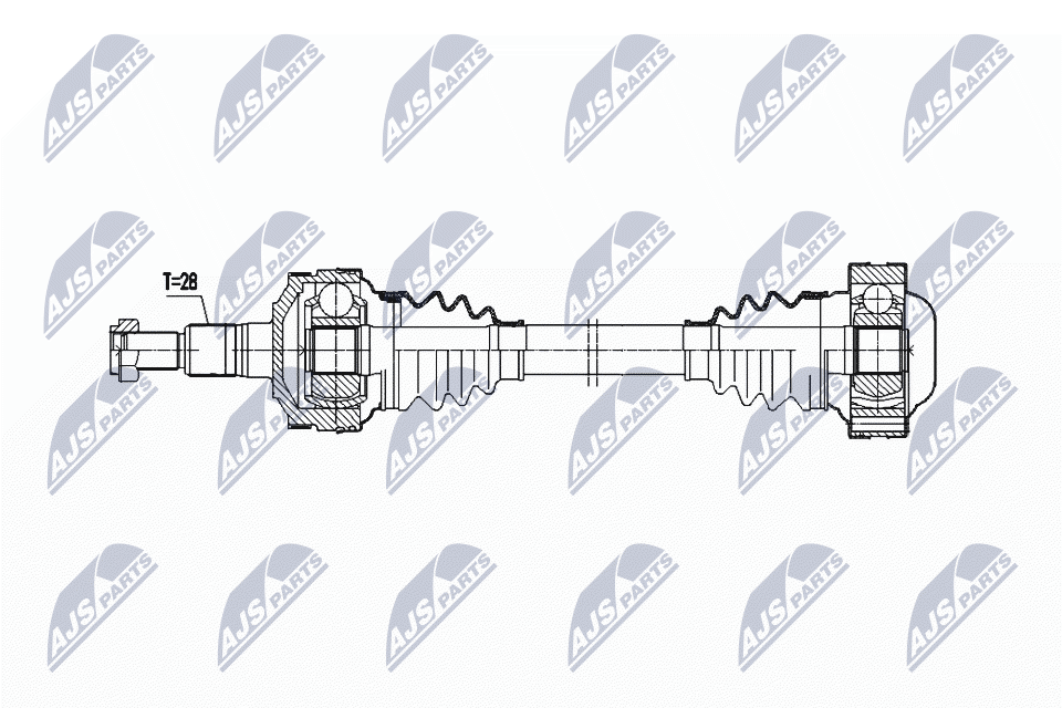 Driveshaft For Porsche Boxster 2.5 96-99 2.7 99-04 Rear Left Mtm - Image 6