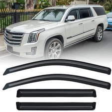 For 2015-2020 Chevy Suburban GMC Yukon XL Rain Guard Window Visor Vent Shade 4PC