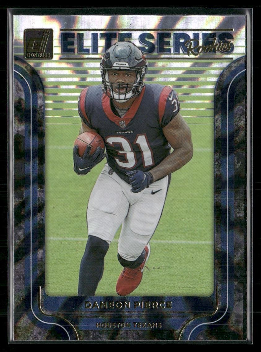 Dameon Pierce 2022 Donruss The Elite Series Rookies Houston Texans #ESR-29