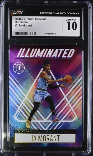 2023 Topps Athletes Unlimited Ja Morant #2 Illuminated Basketball CGC 10