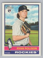 Ryan Rolison Rookie 2025 Topps Heritage Colorado Rockies