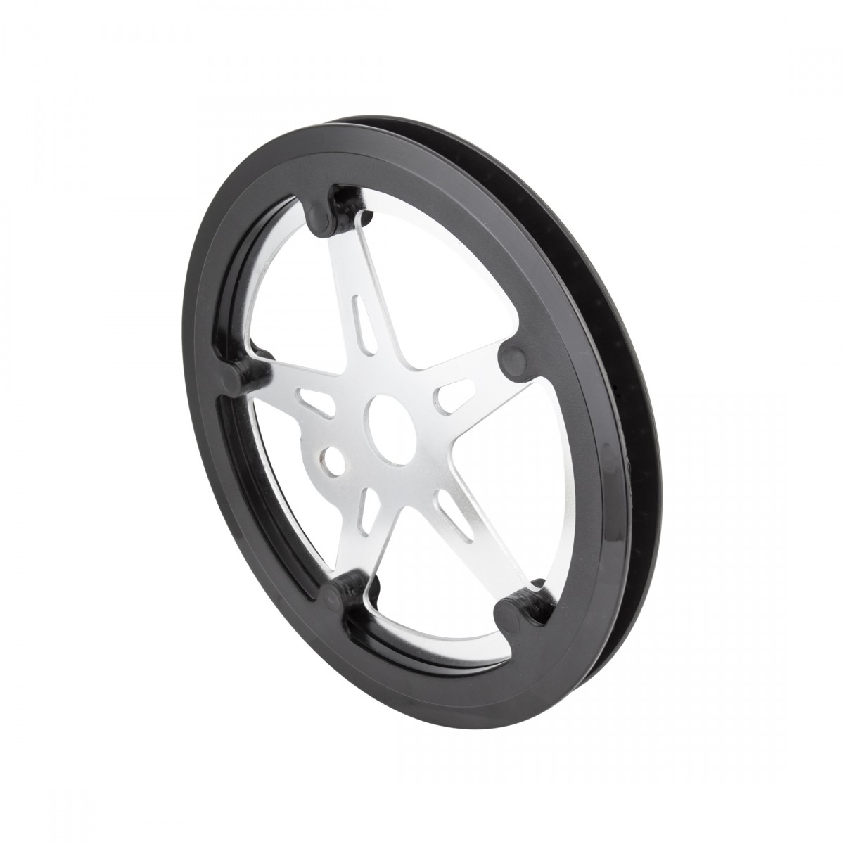 Sunlite 44T Steel Double Chainring for BMX Bikes - 1/2 x 3/32, Black, Durable,