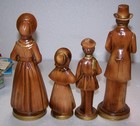 Vintage Japan Paper Mache Christmas Carolers — photo 3