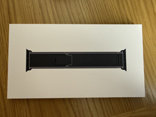 Image of Genuine Apple Watch Ultra 49mm BLACK / CHARCOAL Trail Loop M/L - Black Titanium