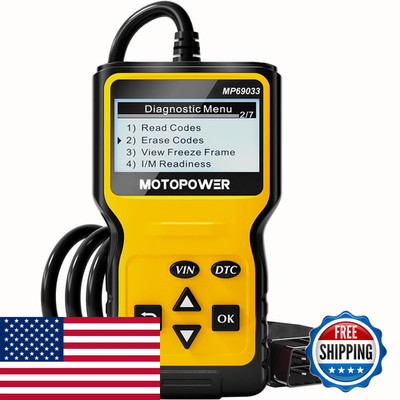 Motopower Mp69033 Car Obd2 Scanner Code Reader Engine Fault Scanner Can