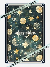 Cosmic Symbols Metal Tin Sign Egyptian Star Map astral design