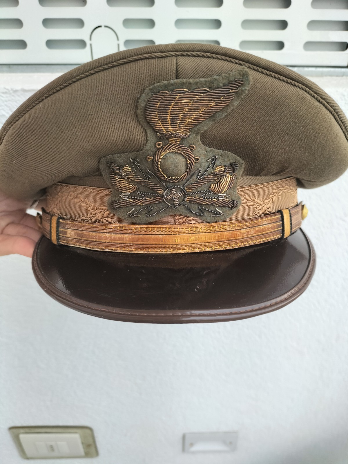 Berretto visiera E.I. anni '60 Sartoria Fasolato Padova