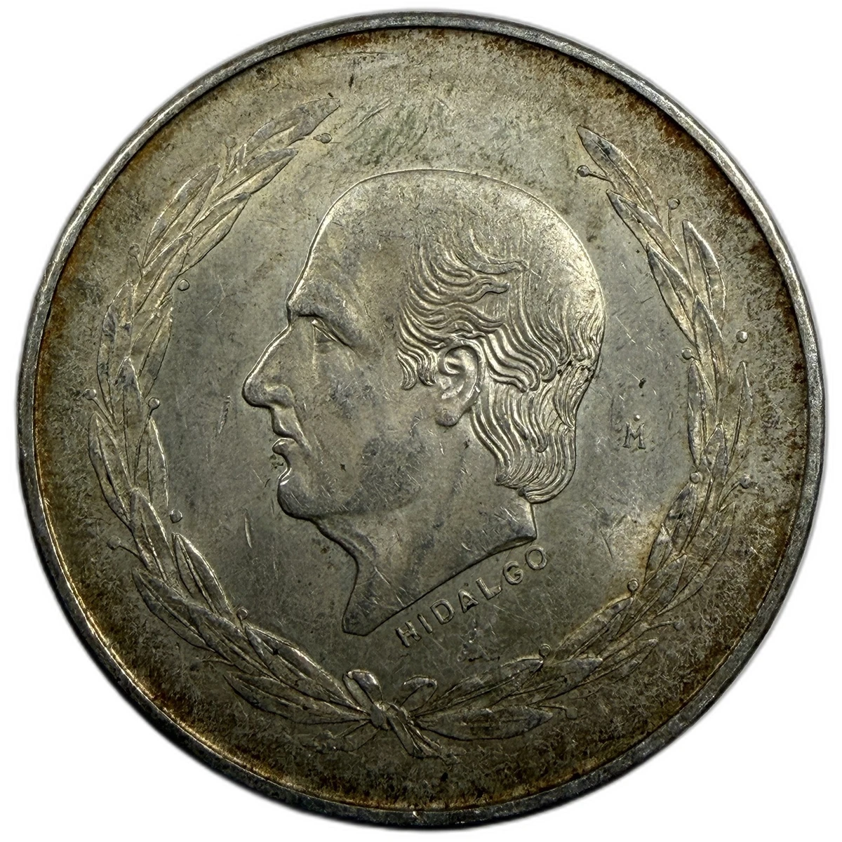 1953年 メキシコ 5ペソ 硬貨 イダルゴ・ビセンテニアル 1953年 メキシコ 5ペソ イダルゴ・バイセンテニアル 1953 ペソ MS63 個