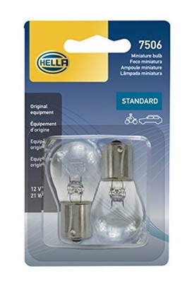 7506TB Bulb 7506 12V 21W Ba15S S8 (2) Standard - 21W Twin Blister