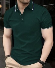 Men s Summer Casual Short Sleeve Polo Shirt