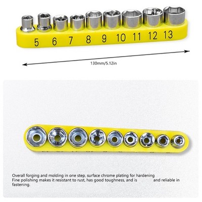 35 Part Multiple Functional Tool Set Steel Equipment For Home Repair