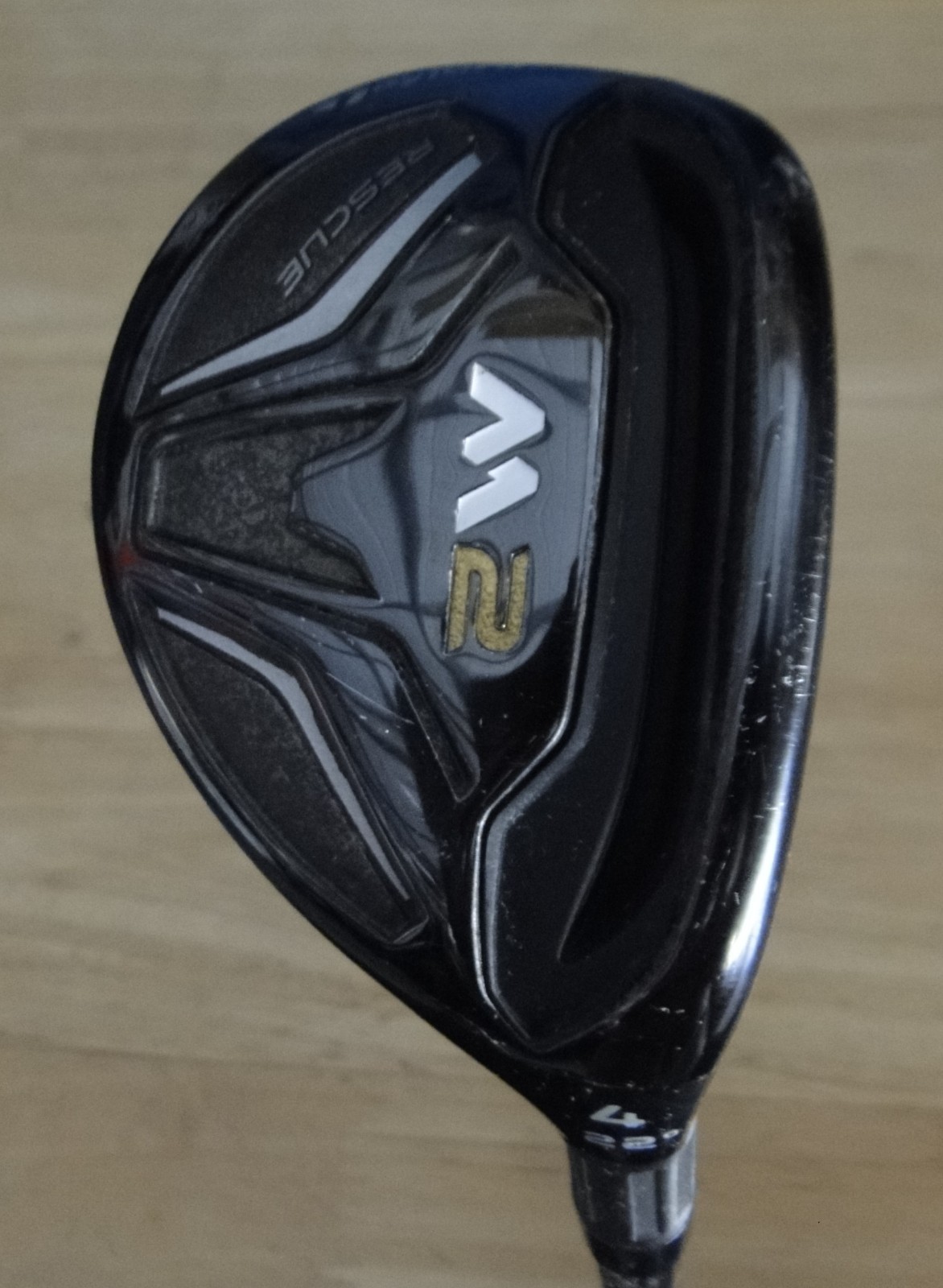 TaylorMade M2 4 Hybrid 22 Deg, TM5-215 TaylorMade Shaft in Stiff Flex