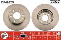 Bremsscheiben FüR Iveco Daily Iii Pritsche Iv V Vi Ab 99->