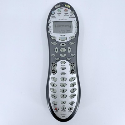 Logitech Harmony H659 Universal Remote Control LCD Screen AV Device Turns On