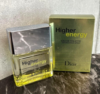 Rare Christian Dior Higher Energy Eau de Toilette 50 ml / 1.7 fl oz EDT Vintage